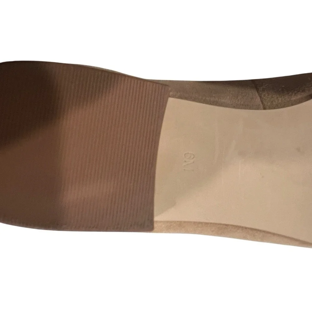 Talbots JANE BOW LOAFERS RIBBON Suede Cream Preppy‎ 6 M Women's